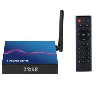 TX98 Pro 4K Ultra HD Android 12.0 Smart TV Box with Remote Control, 4GB+32GB, Allwinner H618 Quad-Core(AU Plug)