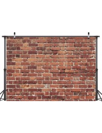2.1m x 1.5m Retro Red Brick Wall Photo Background Party Photography Background Cloth