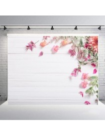 1.25x0.8m Wood Grain Flower Branch Props 3D Simulation Photography Background Cloth, Style: C-2319