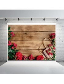 1.25x0.8m Wood Grain Flower Branch Props 3D Simulation Photography Background Cloth, Style: C-4030