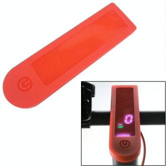 LED Display Waterproof Silicone Sleeve for Xiaomi Mijia M365(Red)