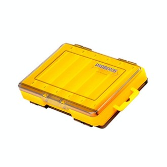 PROBEROS H1000 Double Sided Lure Box Handheld Double Layer Storage Case For Bait Accessories, Style: D Model(Yellow)