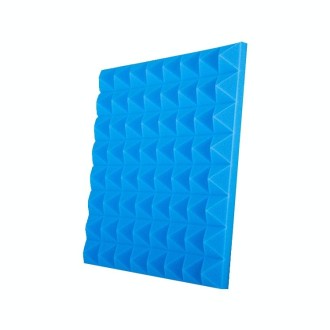 6 PCS Pyramid Style Recording Studio Drum Video Room Sound Insulation Board Silencer Cotton(Blue)