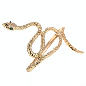 Snake-shaped Palm Bracelet Exaggerated Retro Girls Jewelry(Gold SKU1204)