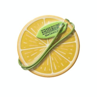 MATARILE Automotive Fruit Fragrance Diffuser Car And Home Deodorizing Scented Pieces, Style: Lemon-Berlin Girl