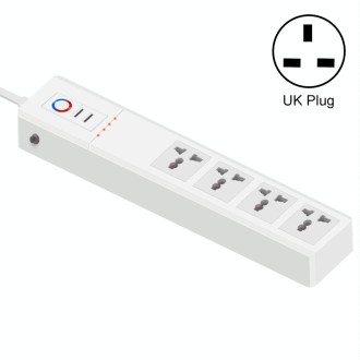 ZigBee 10A SM-SO306-M 4 Holes + 2 USB Multi-purpose Smart Power Strip(UK Plug)