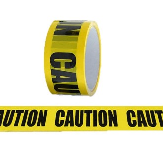 3 PCS Floor Warning Social Distance Tape Waterproof & Wear-Resistant Marking Warning Tape(Caution)