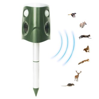 SJZ026 360 Degree Ultrasonic Solar Energy Outdoor Animal Repellent