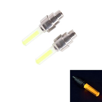 2 PCS Wheel Tyre Lamp With Battery for Car / Motorbike / Bike(Yellow Light)