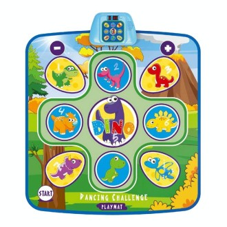 Children Music Dance Mat Electronic Music Dancing Game Pad Music Box Toys(Dinosaur)