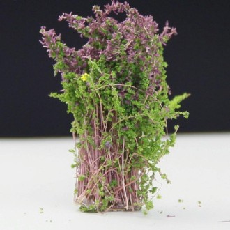 Artificial Handmade Model Material Sand Table Building Bush Flower Finished Flower(Purple Flower)
