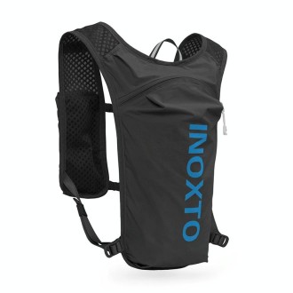 INOXTO 591 5L Multifunctional Marathon Outdoor Chest Hydration Backpack(Black and Blue)