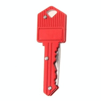 Key Chain Portable Folding Knife Peeler Mini Camping Key-shaped Self-defense Knife