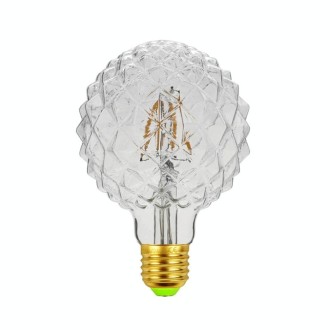 E27 Screw Port LED Vintage Light Shaped Decorative Illumination Bulb, Style: G95 Outer Pineapple Transparent(110V 4W 2700K)