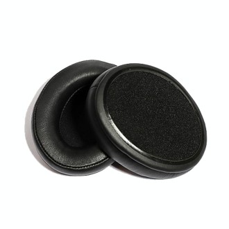 2 PCS Headset Sponge Cover Ear Pad Leather Case For Kingston Cloud Silver II, Colour: Lambskin Black