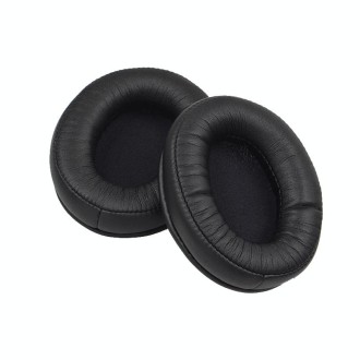 2 PCS Headset Sponge Cover Ear Pad Leather Case For Kingston Cloud Silver II, Colour: Black Splicing