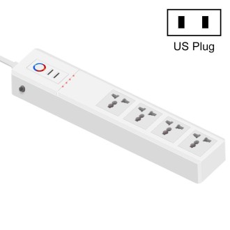 ZigBee 10A SM-SO306-M 4 Holes + 2 USB Multi-purpose Smart Power Strip(US Plug)