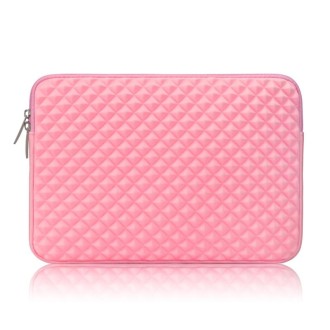 Diamond Texture Laptop Liner Bag, Size: 12-13 inch(Pink)