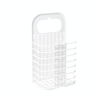 Household Bathroom Wall-Mounted Perforation-Free Folding Dirty Clothes Basket Toy Storage Basket(White)