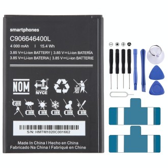 For BLU C906646400L 4000mAh Battery Replacement