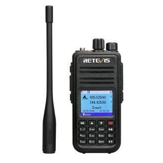 RETEVIS RT3S 136-174MHz + 400-480MHz 3000CH Handheld DMR Digital Two Way Radio Walkie Talkie, GPS Version