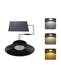 Solar High Bay Light Outdoor Intelligent Remote Control Garden Lighting Chandelier, Specification:  TS-S4401