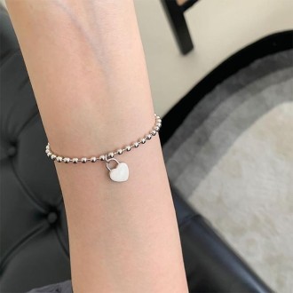 S925 Sterling Silver Gypsophila Beanie Ladies Bracelet, Specification:SL0700