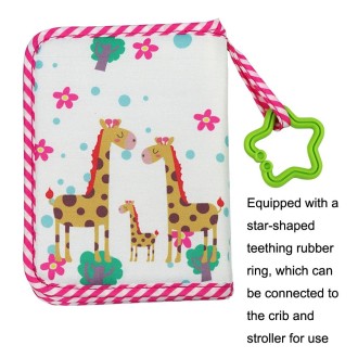 Baby Growth Memorial Cloth Photo Album With Mirror(Green)