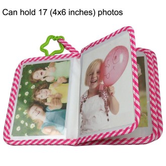 Baby Growth Memorial Cloth Photo Album With Mirror(Green)