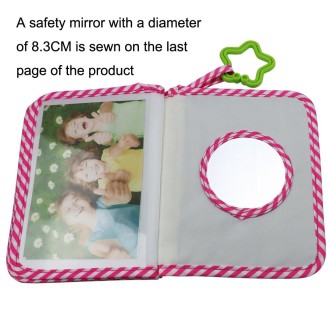 Baby Growth Memorial Cloth Photo Album With Mirror(Green)