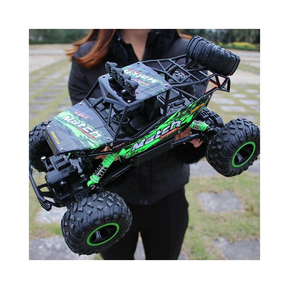 2.4GHz 4WD Double Motors Off-Road Climbing Car Remote Control Vehicle, Model:6266 (Green)