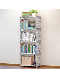 Children Bookshelf Storage Shelve Book Rack Bookcase for Home Furniture(Green)
