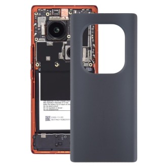 For Tecno Phantom X2 Pro AD9 Original Battery Back Cover(Black)