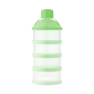 Portable Milk Powder Formula Dispenser Food Container Storage Feeding Box for Baby(Green)