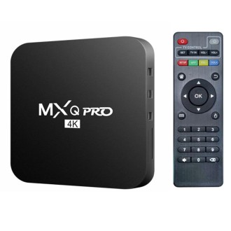 MXQ Pro 4K TV Box Rockchip RK3228A Quad Core CPU Android 7.1, 1GB+8GB wtih Remote Control, UK Plug