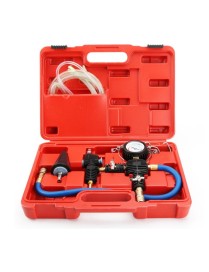 Automotive Water Tank Leak Test Pressure Gauge Coolant Replacement Filler(Plastic Box)