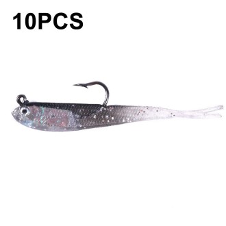 10 PCS HENGJIA 7cm 5g Fork Tail Pack Fish Sea Fishing Tools Luya Bait(3)