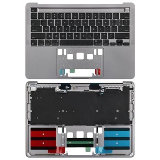 For Macbook Pro 13 inch 2021 A2338 C-side Cover + US Edition Key Board (Grey)