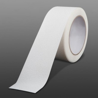 Floor Anti-slip Tape PEVA Waterproof Nano Non-marking Wear-resistant Strip, Size:5cm x 5m(White)