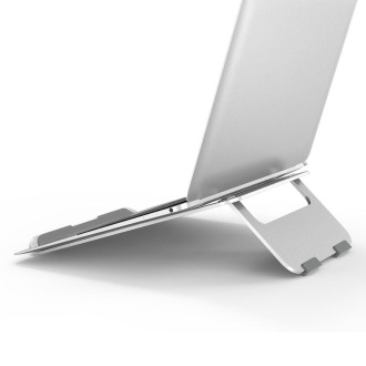 Universal Folding Aluminum Alloy Desktop Height Extender Holder Stand for Macbook, Samsung, Sony, Lenovo and other 17 inch and B