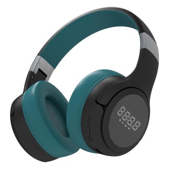 ZEALOT B28 Folding Headband Bluetooth Stereo Music Headset with Display (Dark Green)