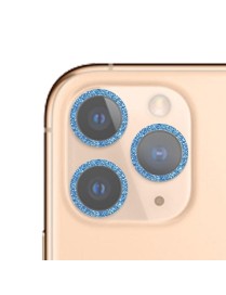 Glitter Ring Tempered Glass Camera Lens Film For iPhone 11 Pro / 11 Pro Max(Blue)