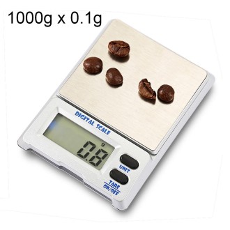 M-18 1000g x 0.1g High Accuracy Digital Electronic Jewelry Scale Balance Device with 1.5 inch LCD Screen