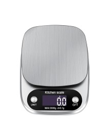 Small Multifunctional Kitchen High Precision Electronic Scale LCD Digital Display Food Scale, Model: 3kg/ 0.1g