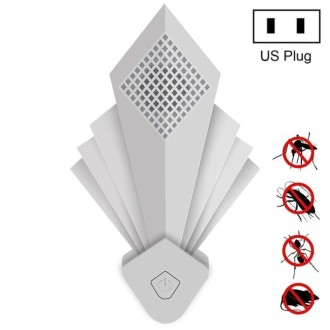 Ry001 Ultrasonic Electronic Mosquito Repellent Night Light, Plug Specifications: US Plug(White)