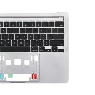 For Macbook Pro 13 inch 2021 A2338 C-side Cover + US Edition Key Board (Silver)