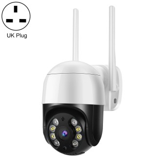 QX29 3.0MP HD WiFi IP Camera, Support Night Vision & Motion Detection & Two Way Audio & TF Card, UK Plug