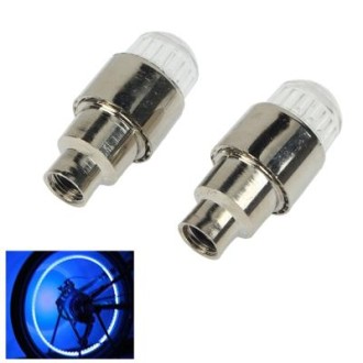 2 pcs Motion Activated LED Tire Colorful Lights for Bikes and Cars Valve Cap