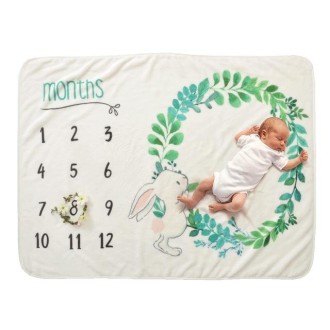 100x72cm Newborn Photography Blanket(Bunny)