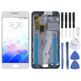 TFT LCD Screen for Meizu M3 Note (International Version)M681H M681Q Digitizer Full Assembly with Frame(White)